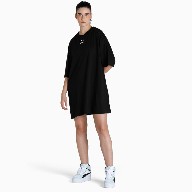 Women's PUMA Classics Relaxed Fit T-Shirt Dress, Black