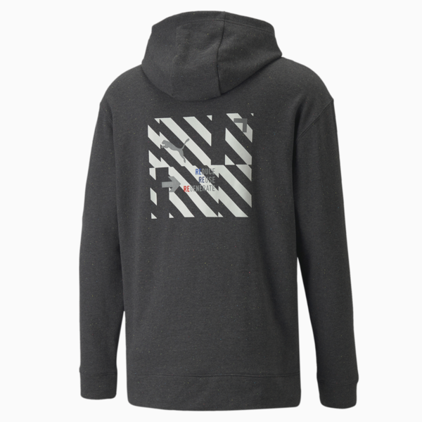 BMW M Motorsport RE:Collection Men's Hoodie, Dark Gray Heather-B1NP008, large-ZAF