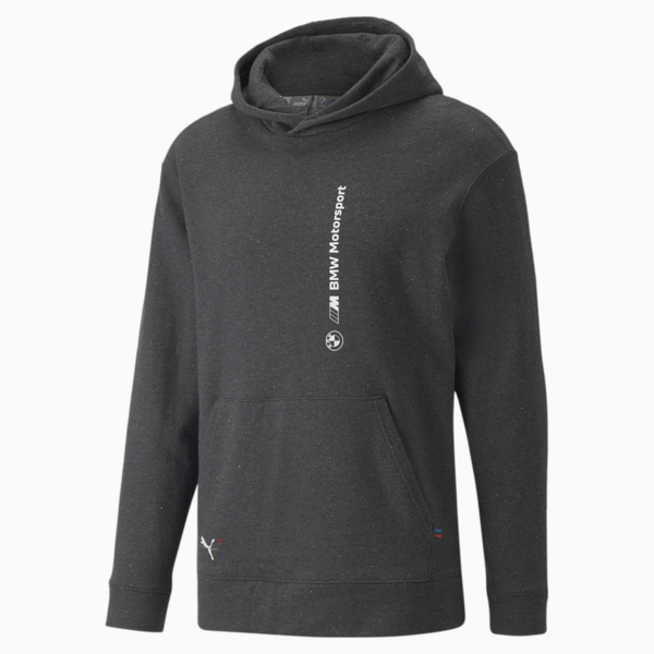 BMW M Motorsport RE:Collection Men's Hoodie, Dark Gray Heather-B1NP008, large-ZAF