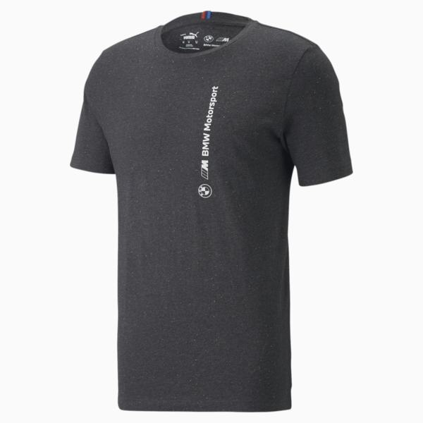BMW M Motorsport RE:Collection Men's Tee, Dark Gray Heather-B1NP008, large-ZAF