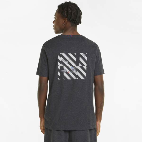 BMW M Motorsport RE:Collection Men's Tee, Dark Gray Heather-B1NP008, large-ZAF