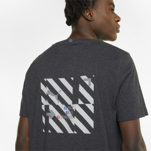 BMW M Motorsport RE:Collection Men's Tee, Dark Gray Heather-B1NP008, large-ZAF