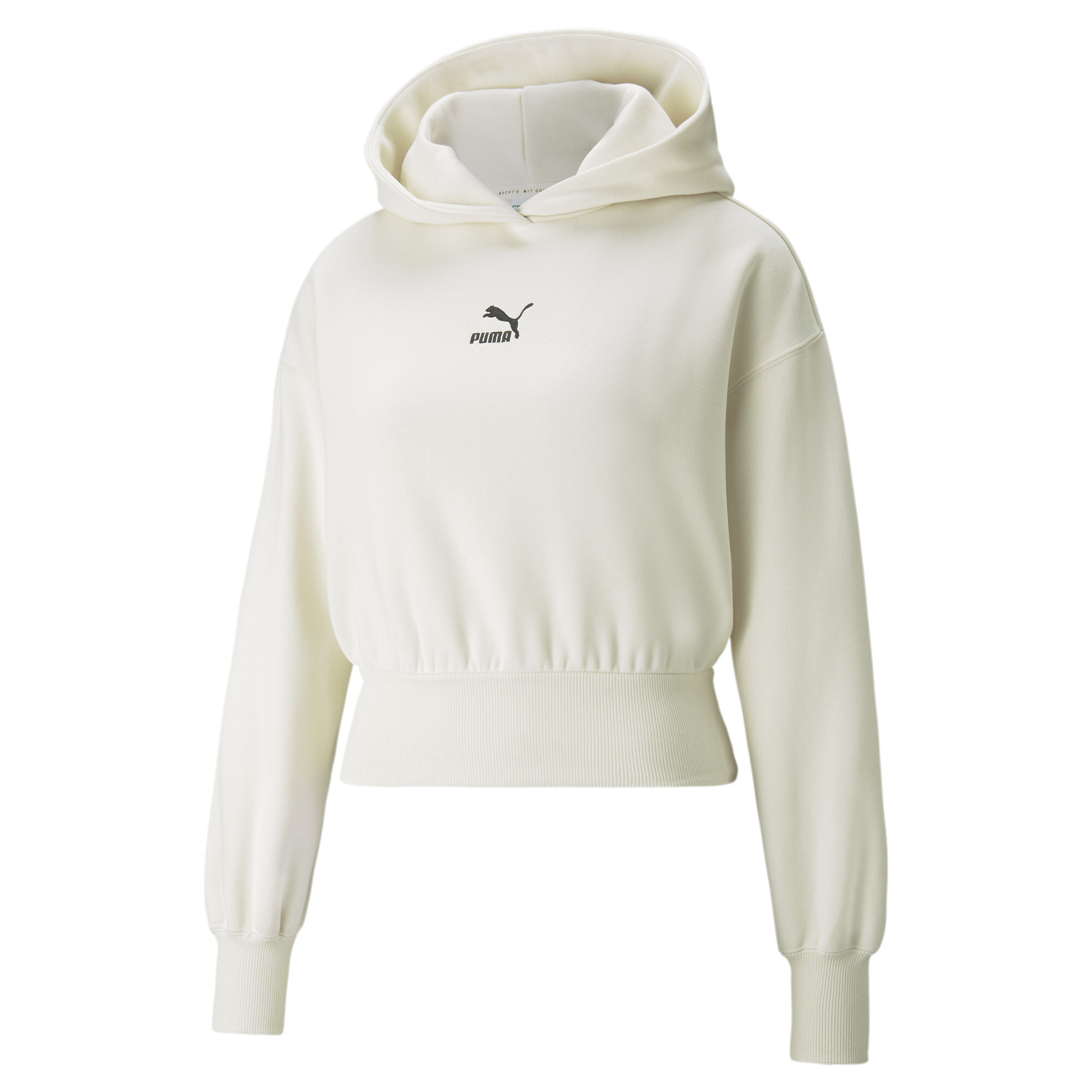 【プーマ公式通販】 プーマ CLASSICS FASHION クロップ フーディー ウィメンズ ウィメンズ Ivory Glow ｜PUMA.com