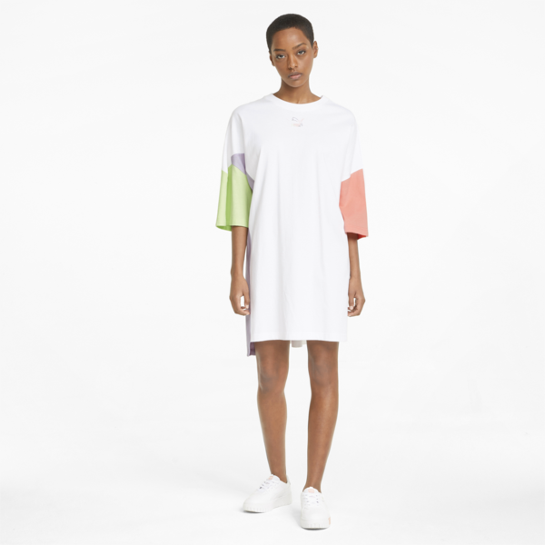 MIS Tee Women's Dress, Puma White, large-ZAF