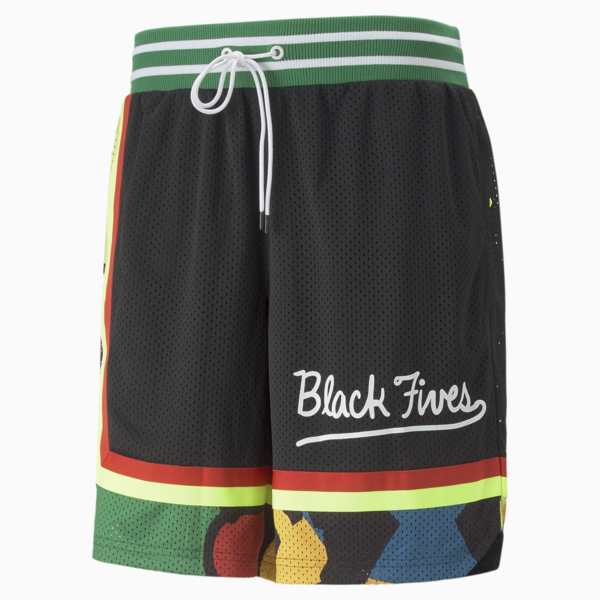 Ballroom Men's Basketball Shorts, Puma Black, large-ZAF