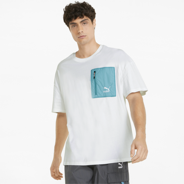HC Pocket Men's Tee, Puma White, large-ZAF