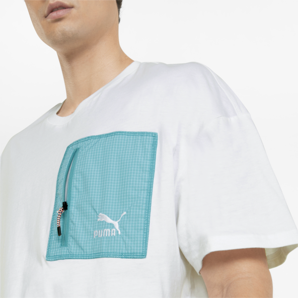 HC Pocket Men's Tee, Puma White, large-ZAF