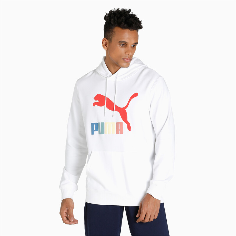 

Men's PUMA Classics Logo Regular Fit Hoodie, White