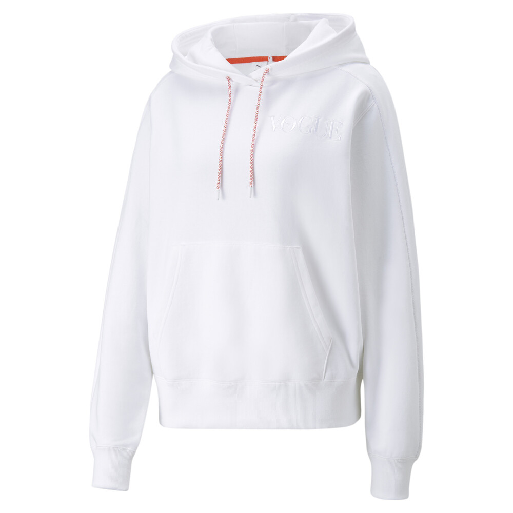 Womens white puma hoodie