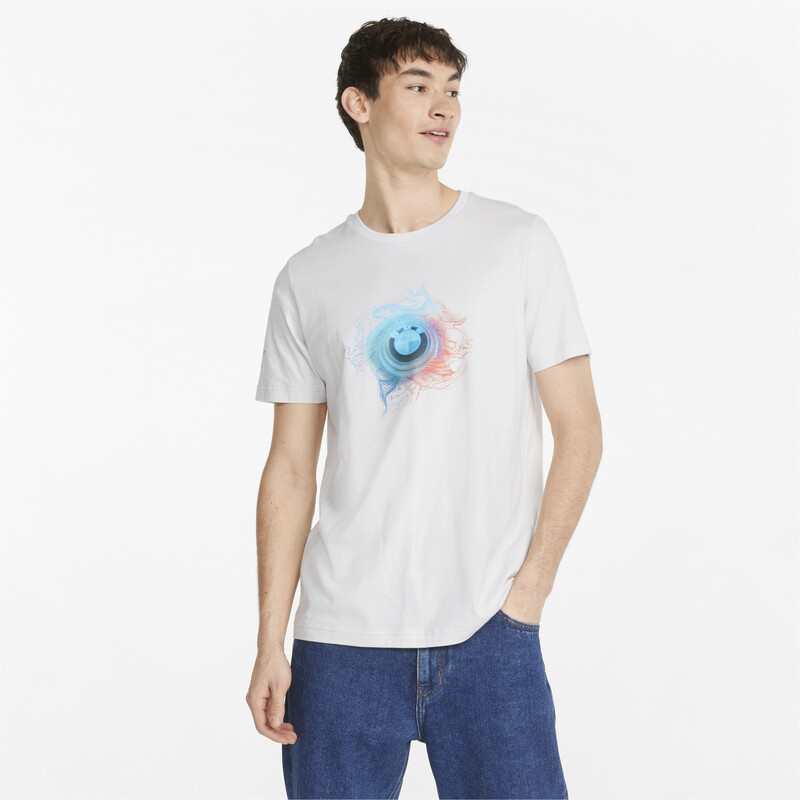 Men's PUMA BMW M Motorsport Nightride T-Shirt, Nimbus cloud