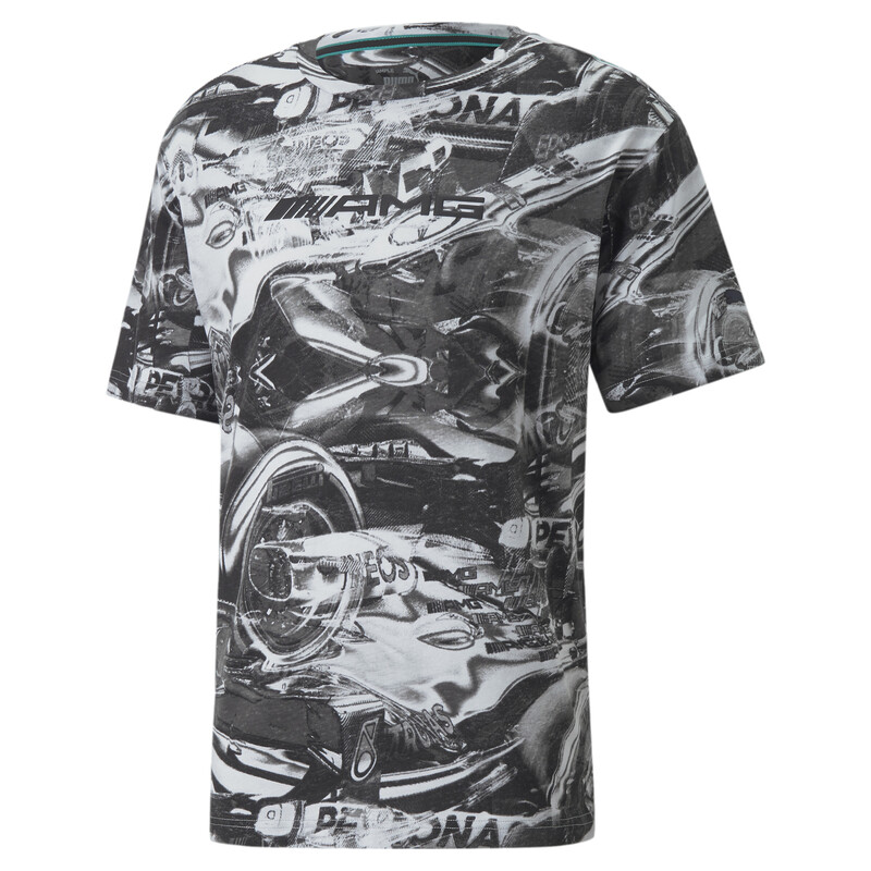 

Men's PUMA Mercedes AMG F1 Statement All Over Print T-Shirt