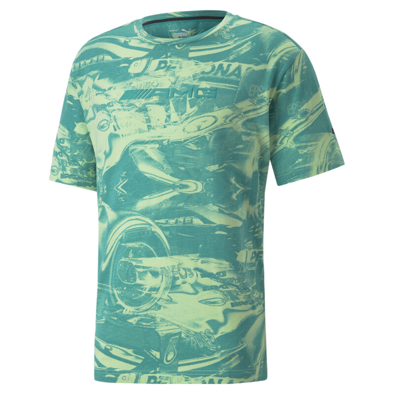 

Men's PUMA Mercedes AMG F1 Statement All Over Print T-Shirt