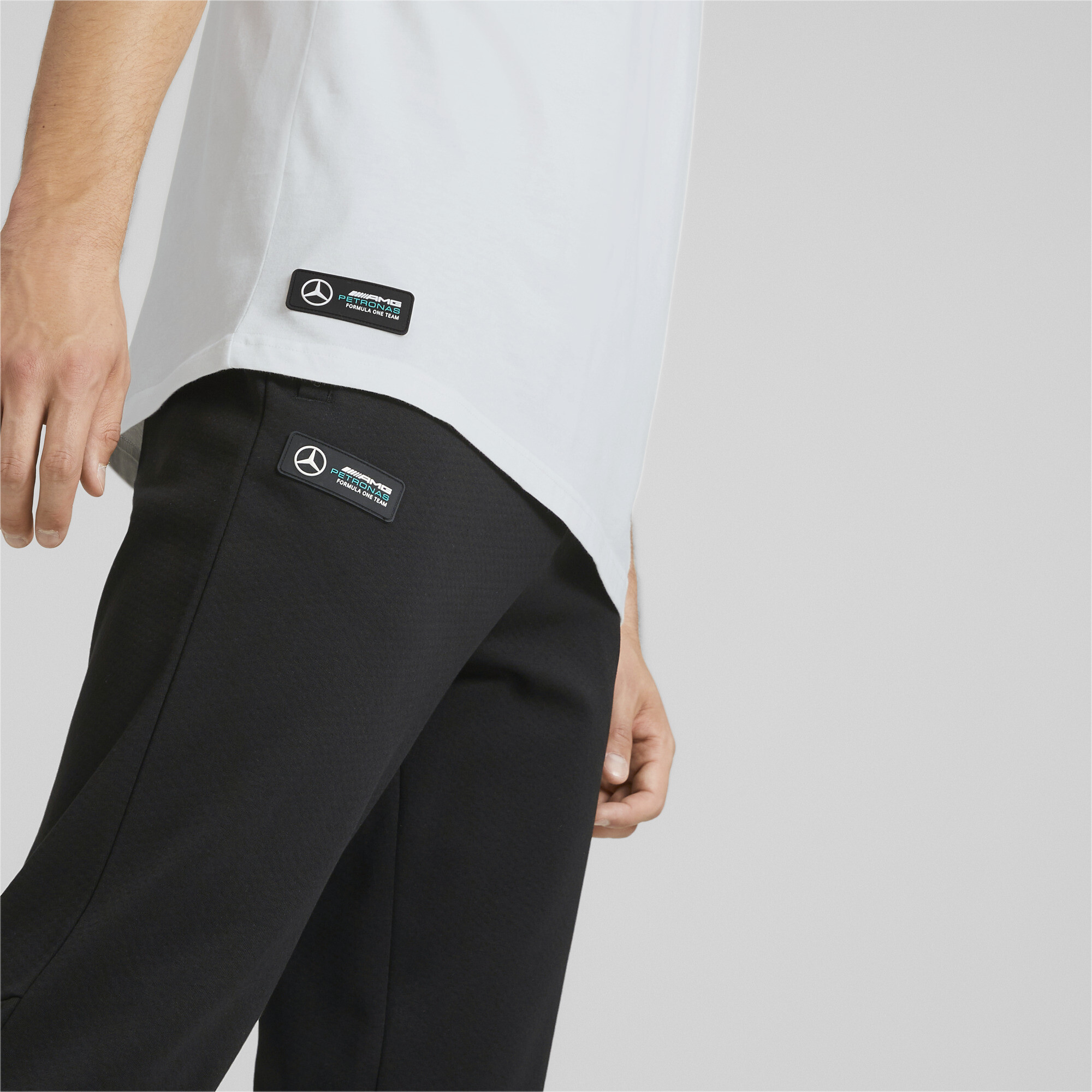 Men's PUMA Mercedes-AMG Petronas Motorsport Formula One Sweatpants Men In Black, Size XL