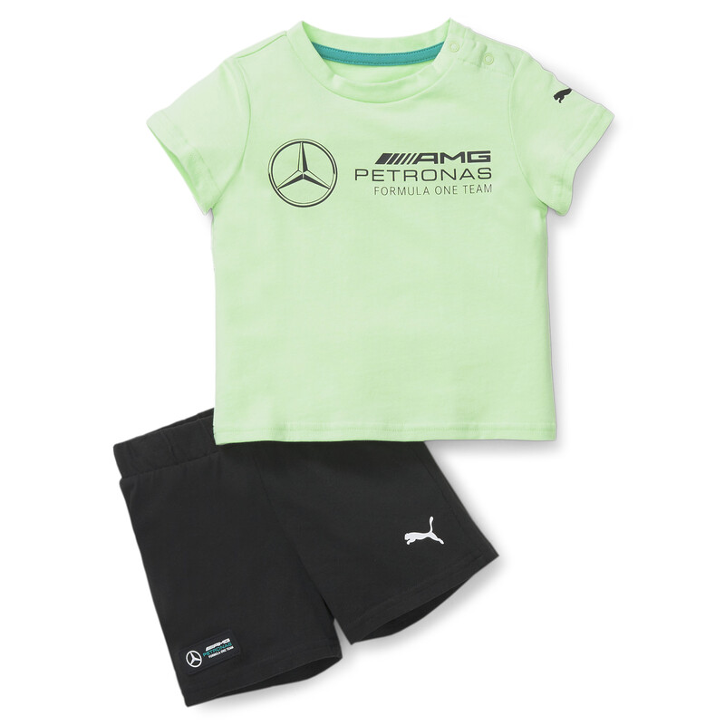 PUMA Mercedes AMG F1 Toddlers' Set, Gray/green