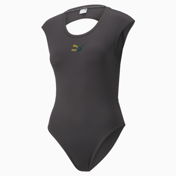 Crystal Galaxy Women's Bodysuit, Puma Black, large-ZAF