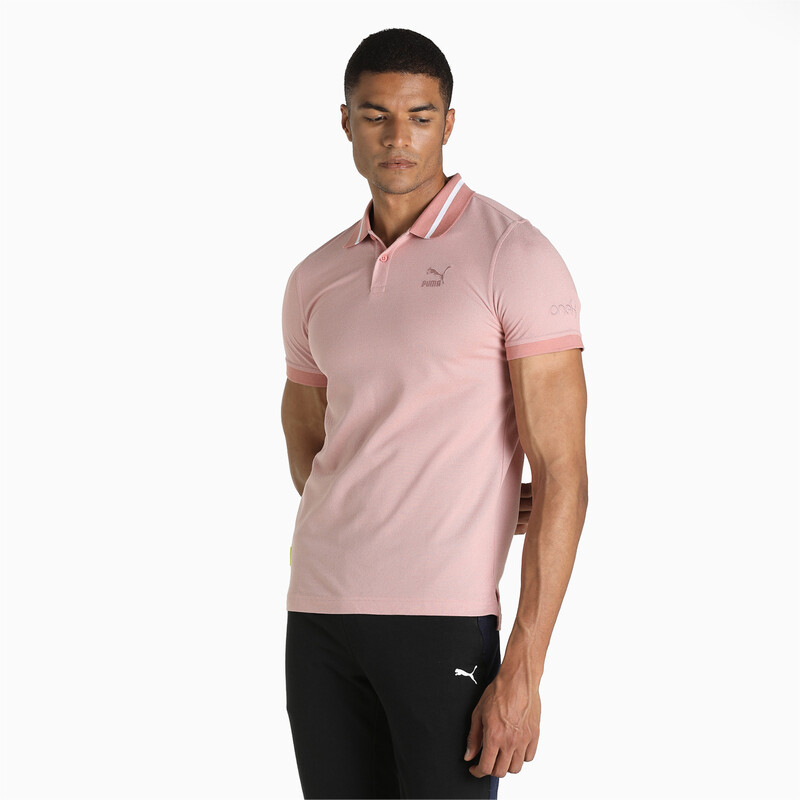 

Men's PUMA One8 Virat Kohli Elevated Slim Fit Polo, Pink