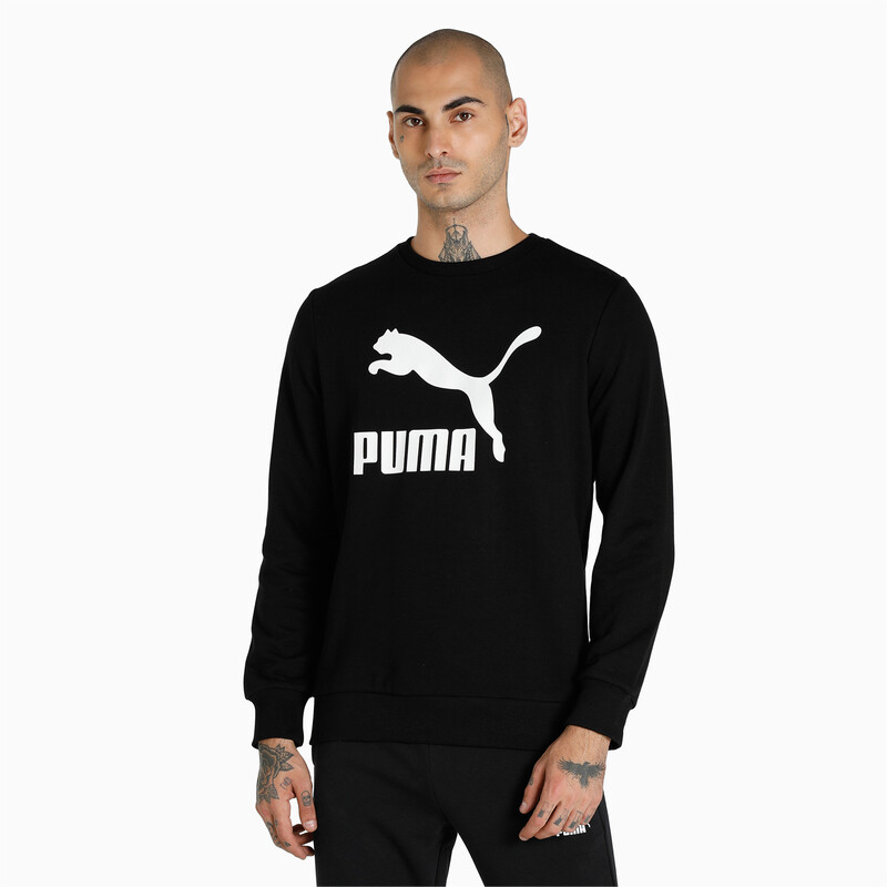 

Men's PUMA Classics Logo Crew TR, Black