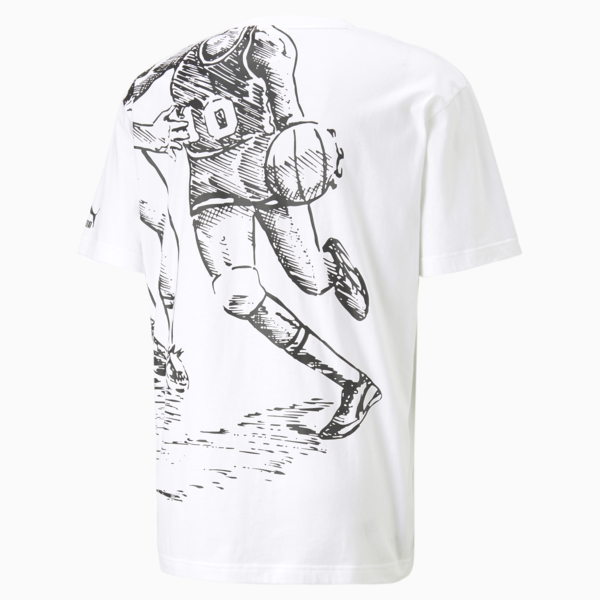 PUMA x Joshua Vides Men's Tee, Puma White, large-ZAF