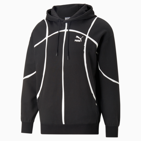 PUMA x Joshua Vides Men's Hoodie, Puma Black, large-ZAF