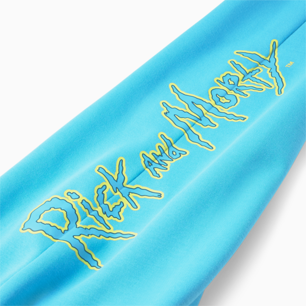 PUMA x RICK AND MORTY Men's Basketball Pants, Scuba Blue, large-ZAF