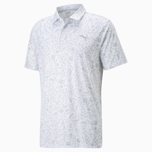 CLOUDSPUN Petal Golf Polo Shirt Men, Bright White-High Rise, large-ZAF
