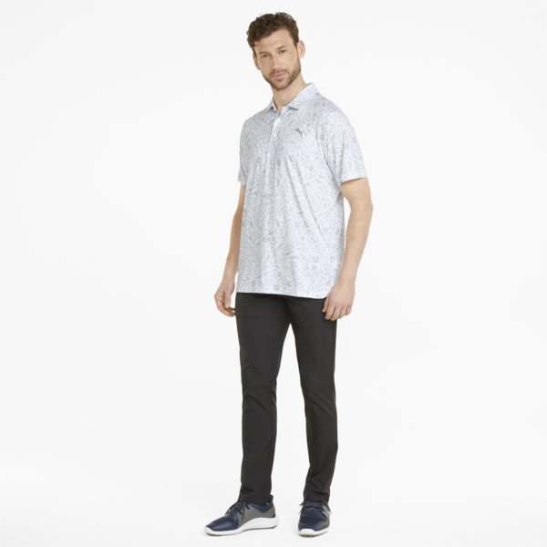 CLOUDSPUN Petal Golf Polo Shirt Men, Bright White-High Rise, large-ZAF