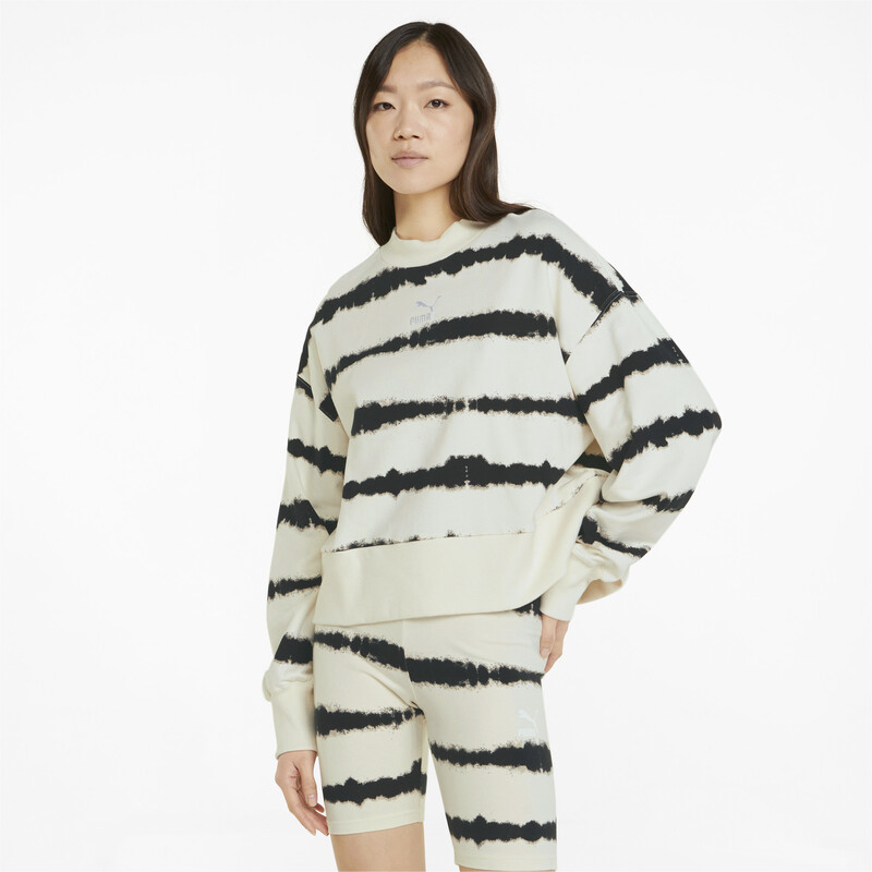 

Women's PUMA Classics Tie Dye Crew Neck Relaxed Fit Sweatshirt