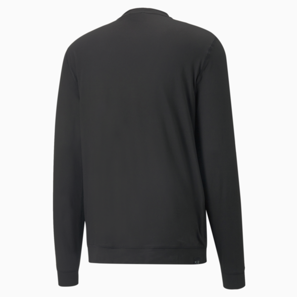 CLOUDSPUN GRYLBL Crew Neck Golf Sweatshirt Men, Puma Black, large-ZAF