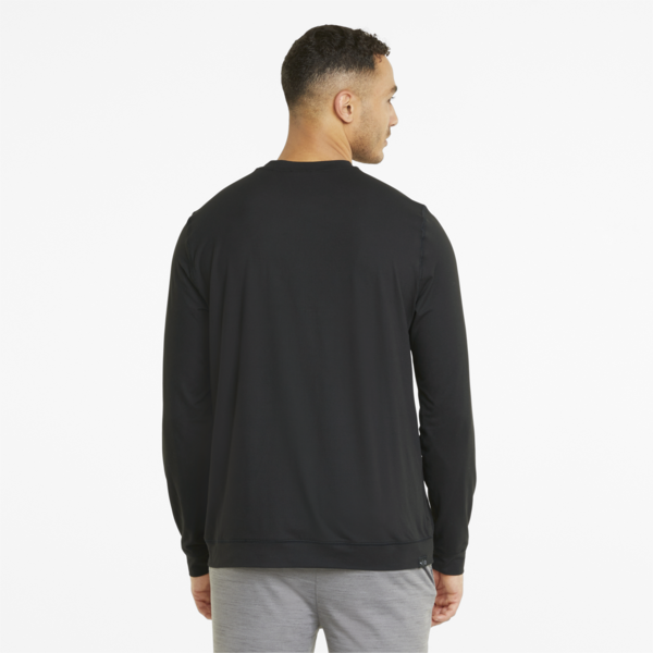 CLOUDSPUN GRYLBL Crew Neck Golf Sweatshirt Men, Puma Black, large-ZAF