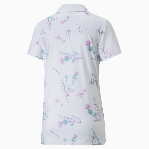 Mattr Lowlands Golf Polo Shirt Women, Bright White-Mauve Pop, large-ZAF