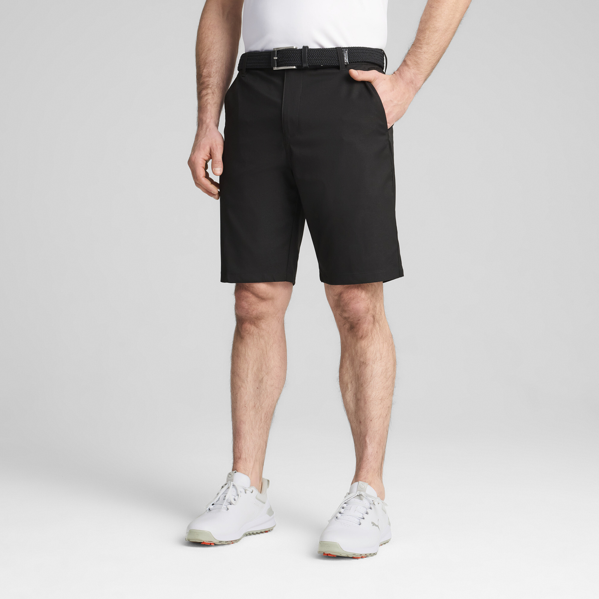 Men's Puma Dealer 10 Golf Shorts, Black, Size 36, Sport