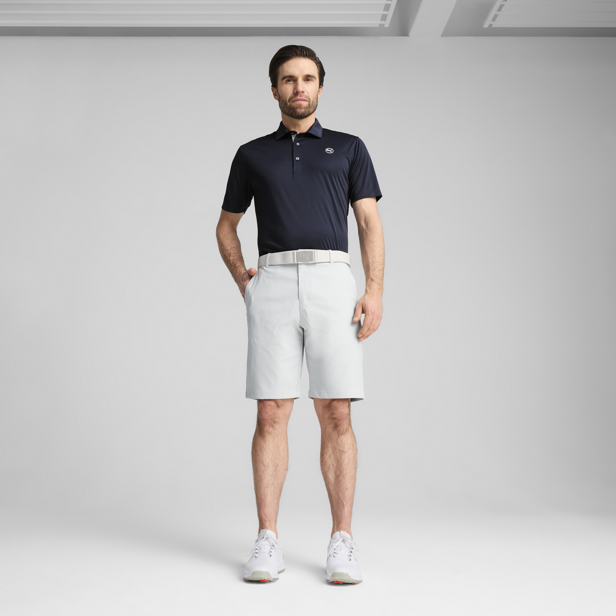 PUMA Dealer 10"golfshort voor Heren, Grijs, Maat 36 thumbnail 5