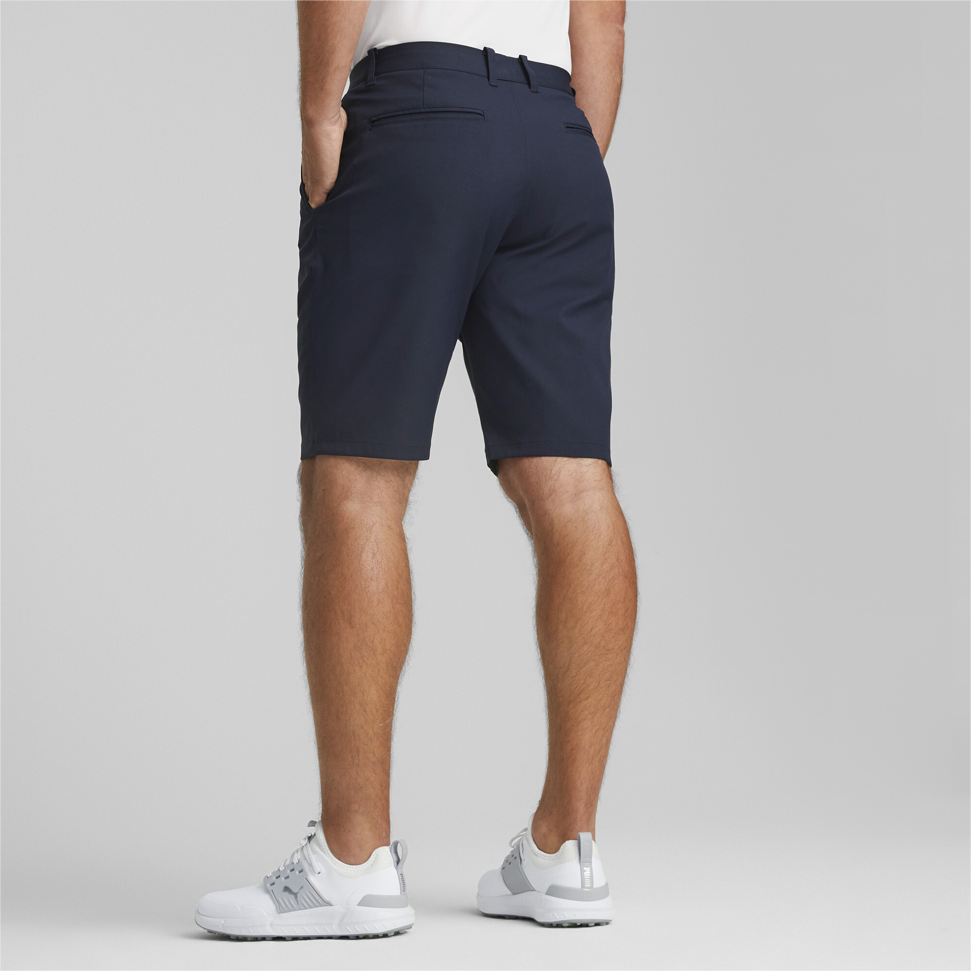 Men's Puma Dealer 10 Golf Shorts, Blue, Size 34, Sport