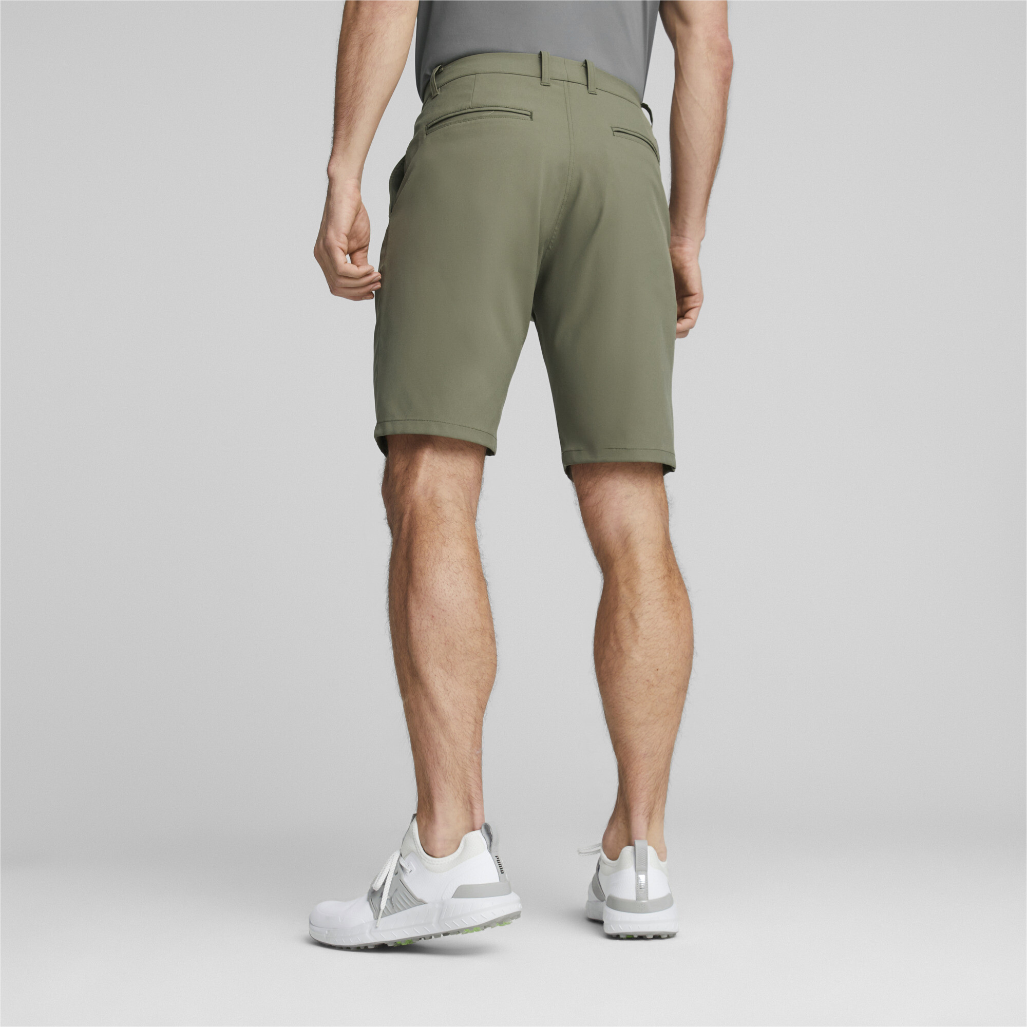 Men's Puma Dealer 10 Golf Shorts, Green, Size 34, Sport