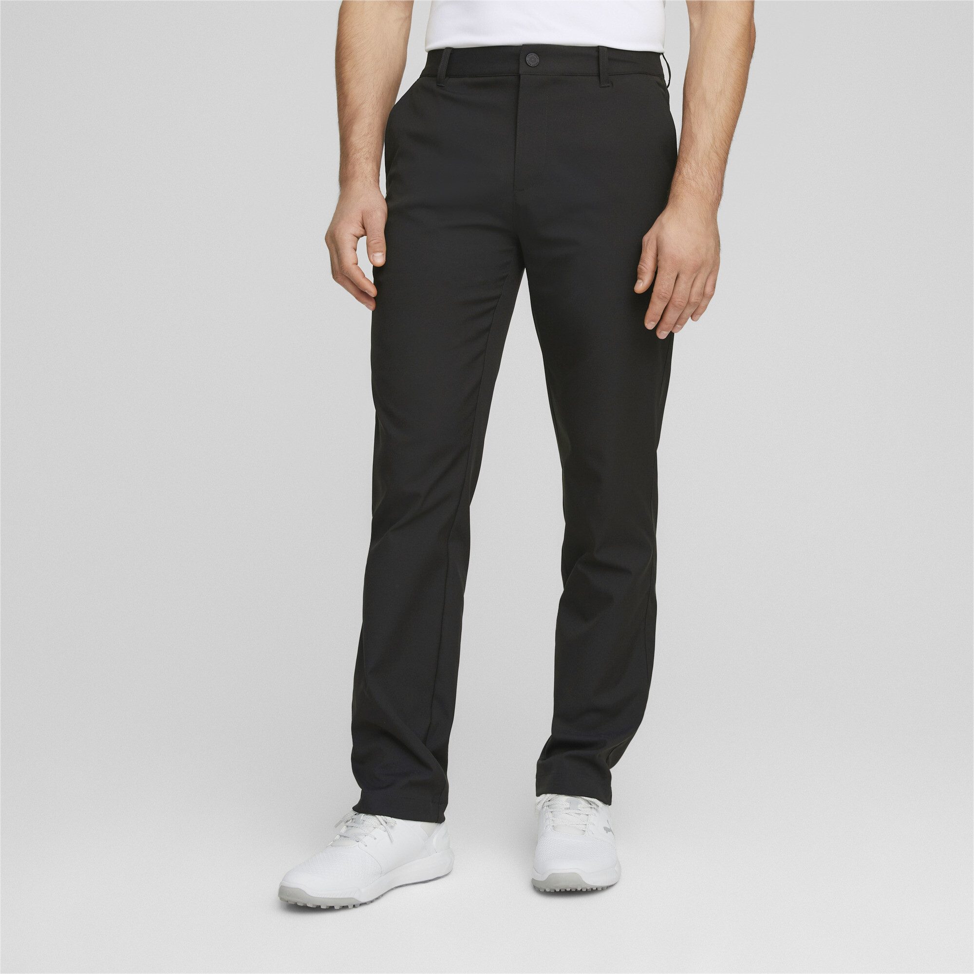 Men's Puma Dealer Golf Pants, Black, Size 38/32, Clothing