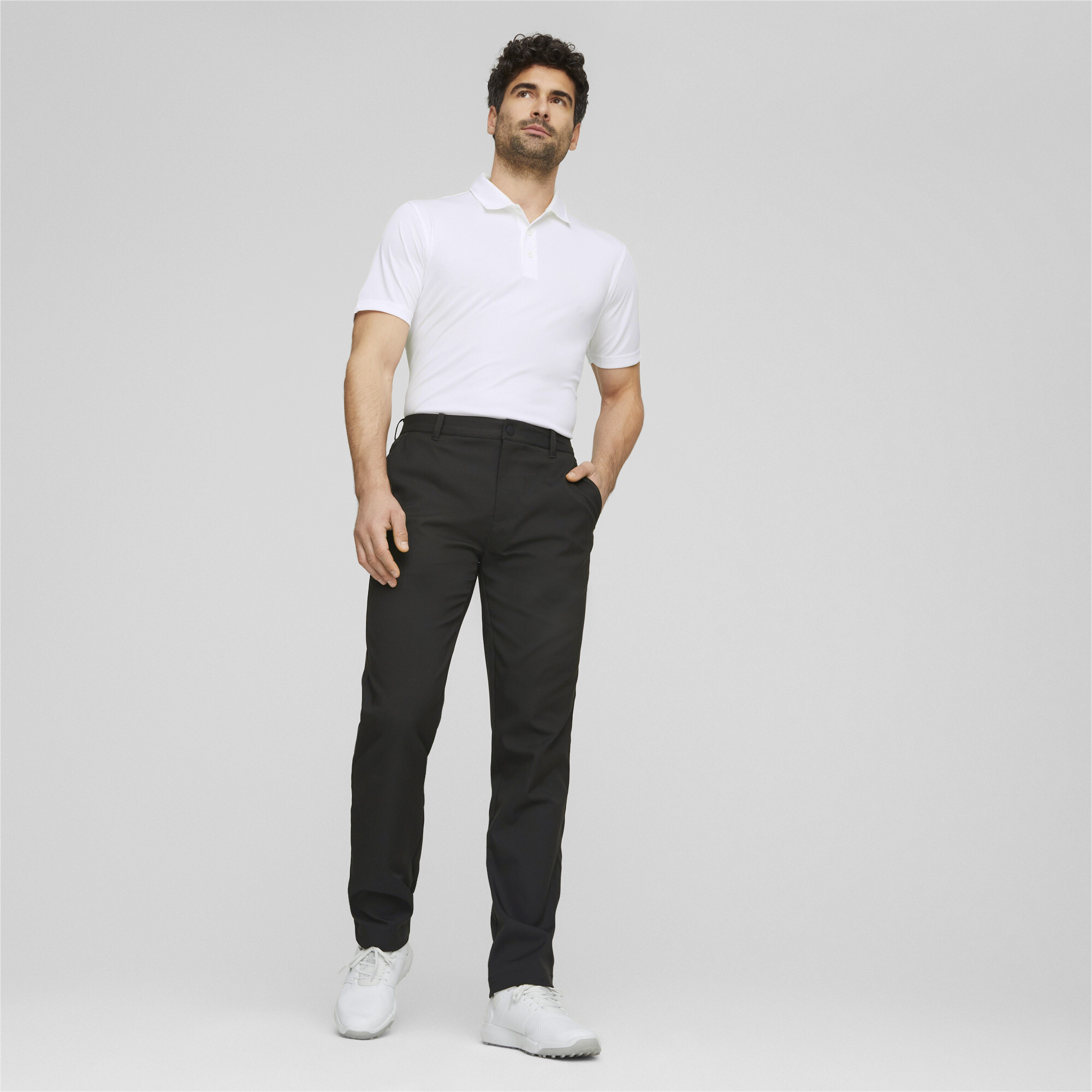 Men's Puma Dealer Golf Pants, Black, Size 33/30, Clothing