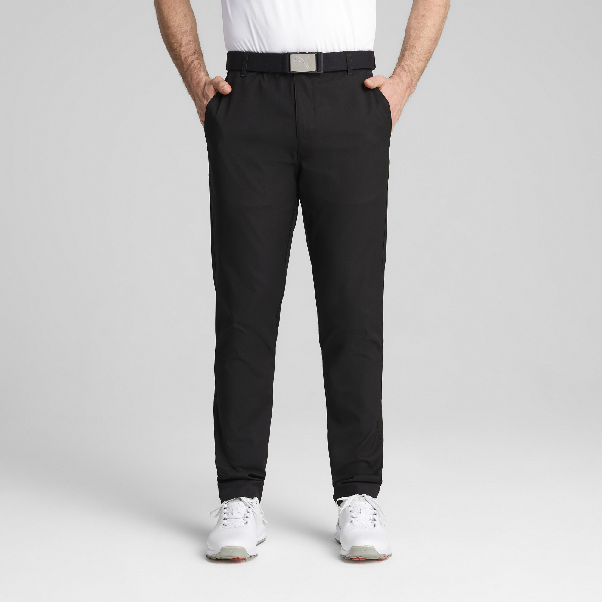 Men's Puma Dealer Tailored Golf Pants, Black, Size 35/30, Clothing