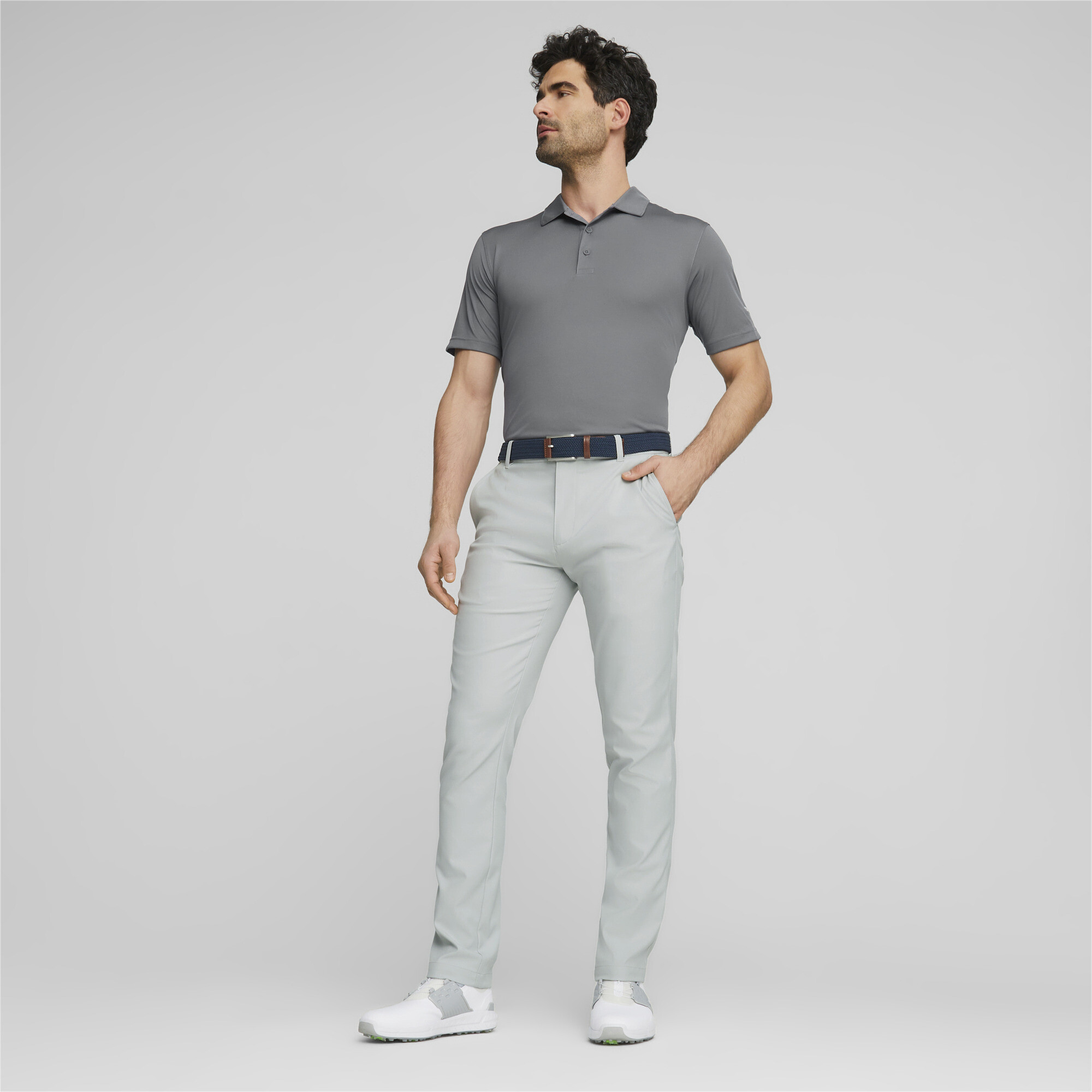 PUMA Dealer getailleerde golfbroek voor Heren, Grijs, Maat 30/30 thumbnail 4