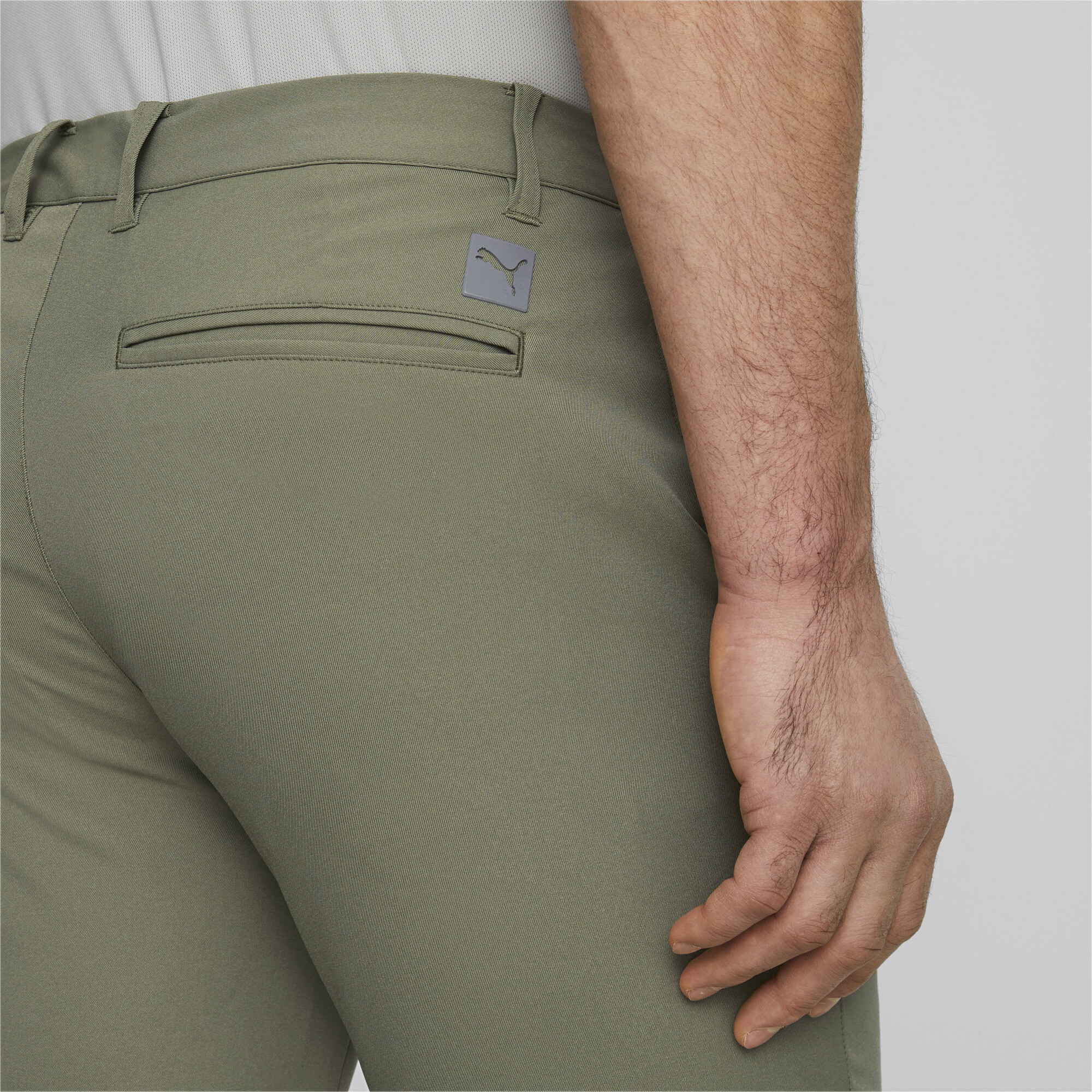 Men's Puma Dealer Tailored Golf Pants, Green, Size 38/36, Clothing