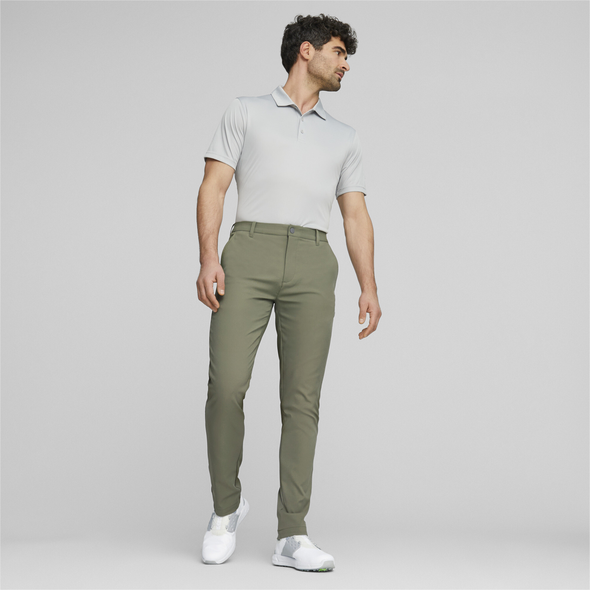 Men's Puma Dealer Tailored Golf Pants, Green, Size 38/36, Clothing