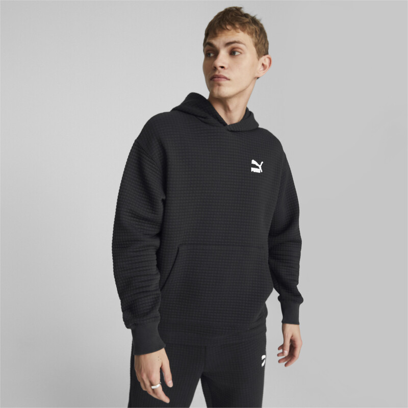 

Men's PUMA Classics Quilted Relaxed Fit Hoodie