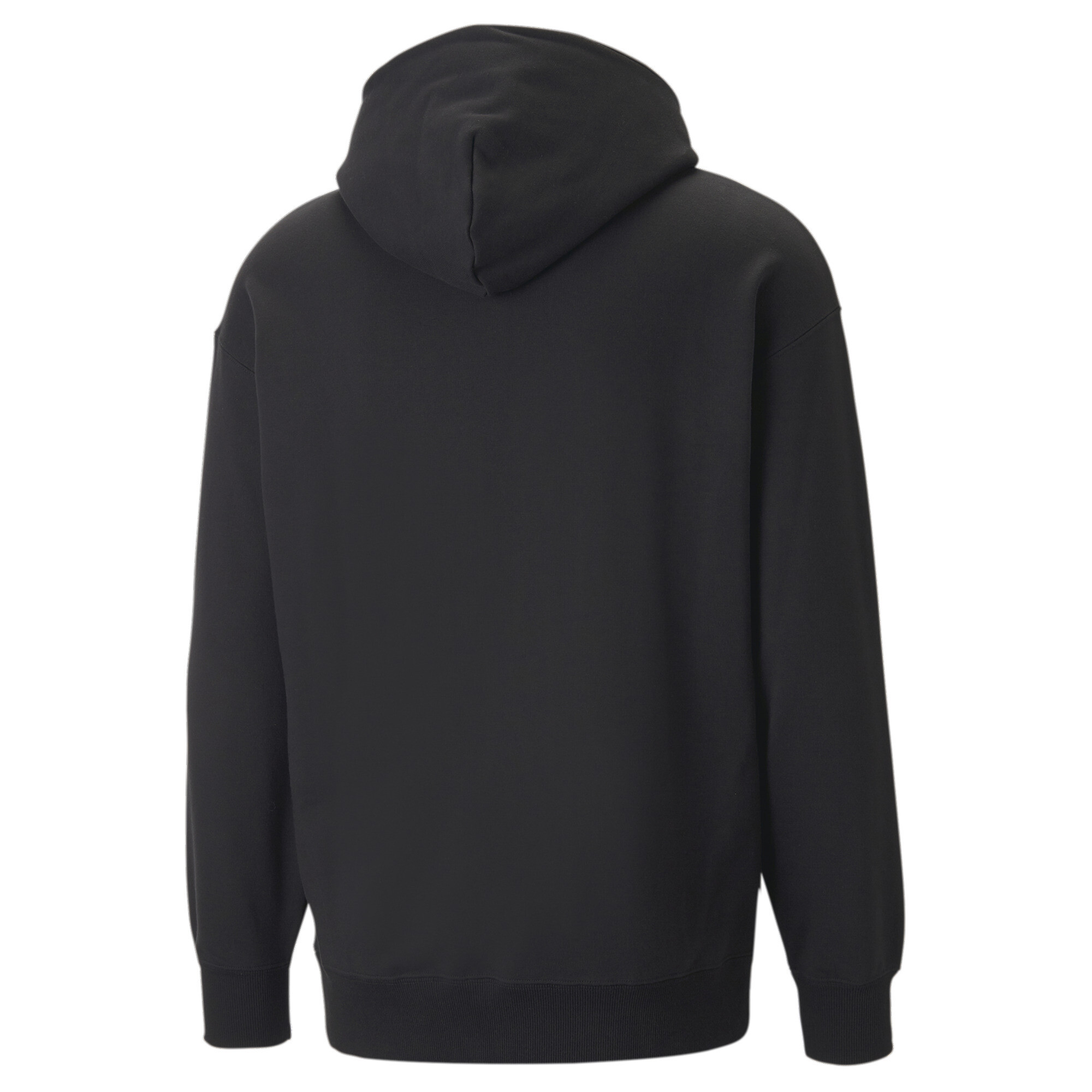 Men's PUMA Classics Relaxed Hoodie Men In Black, Size Small