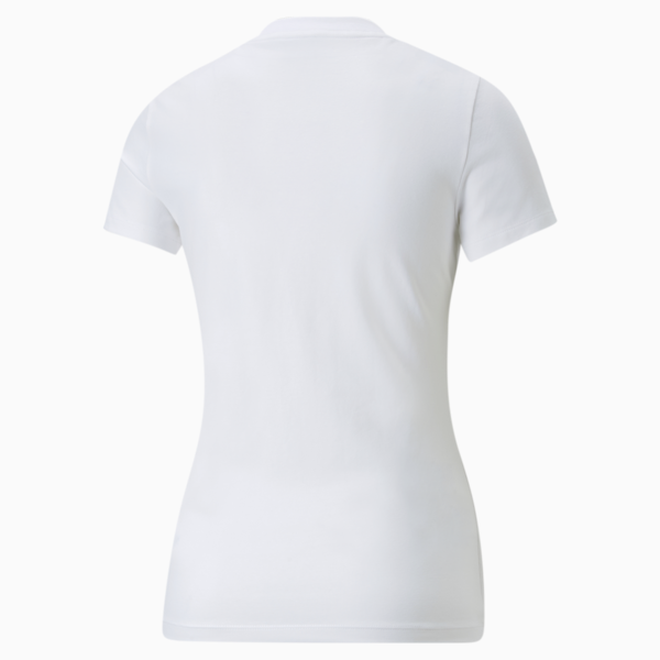 Playera estrecha para mujer Classics, Puma White, large-MEX