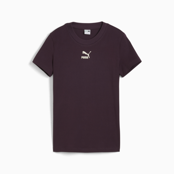 Classics Slim Tee Women, Midnight Plum, large-MEX