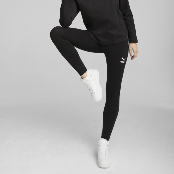 Leggings de tiro alto para mujer Classics, Puma Black, large-MEX