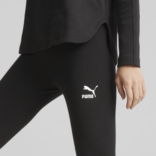 Leggings de tiro alto para mujer Classics, Puma Black, large-MEX