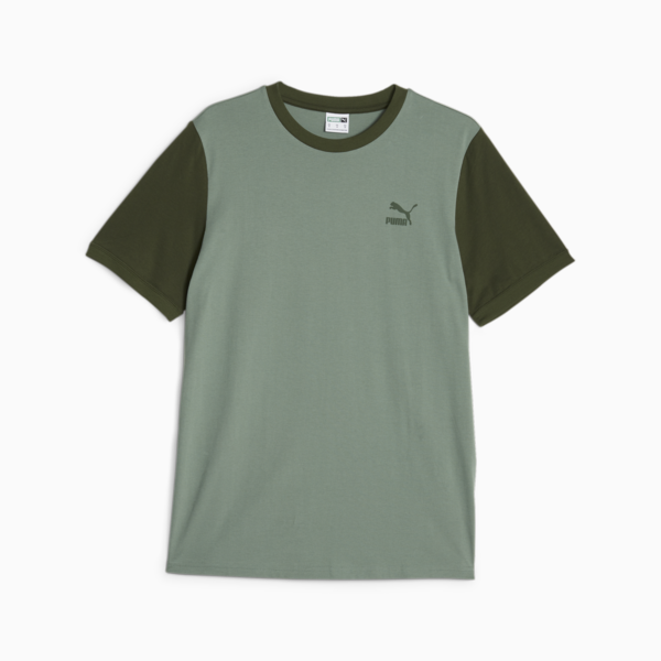 Remera para hombre Classics Block, Eucalyptus-Myrtle, large-ARG