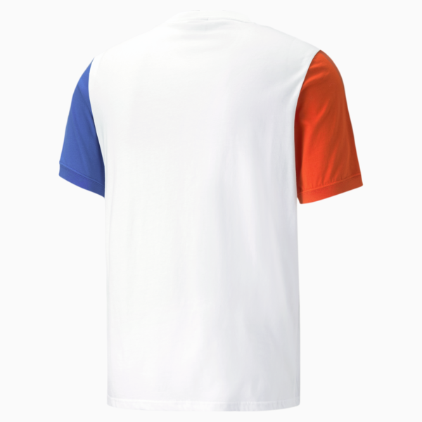 Remera para hombre Classics Block, PUMA White-Royal Sapphire, large-ARG