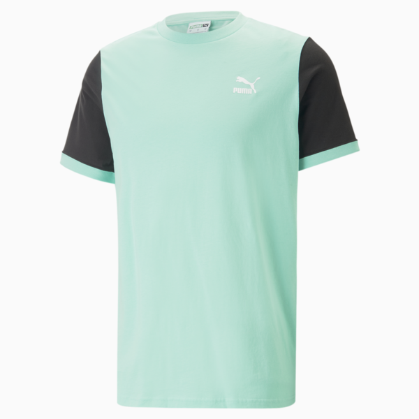 Remera para hombre Classics Block, Mint-PUMA Black, large-ARG