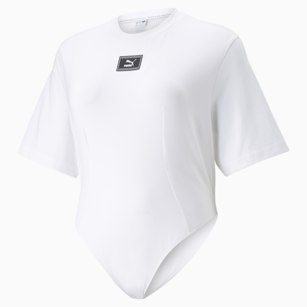 Dare to Bodysuit Women, Puma White, large-ZAF
